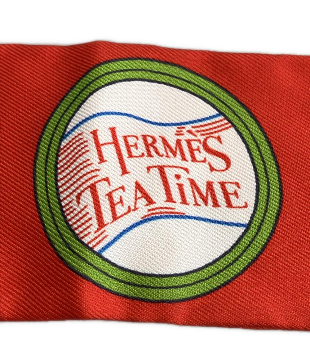 エルメス ツイリースカーフ シルク100% ティータイム レディース HERMES