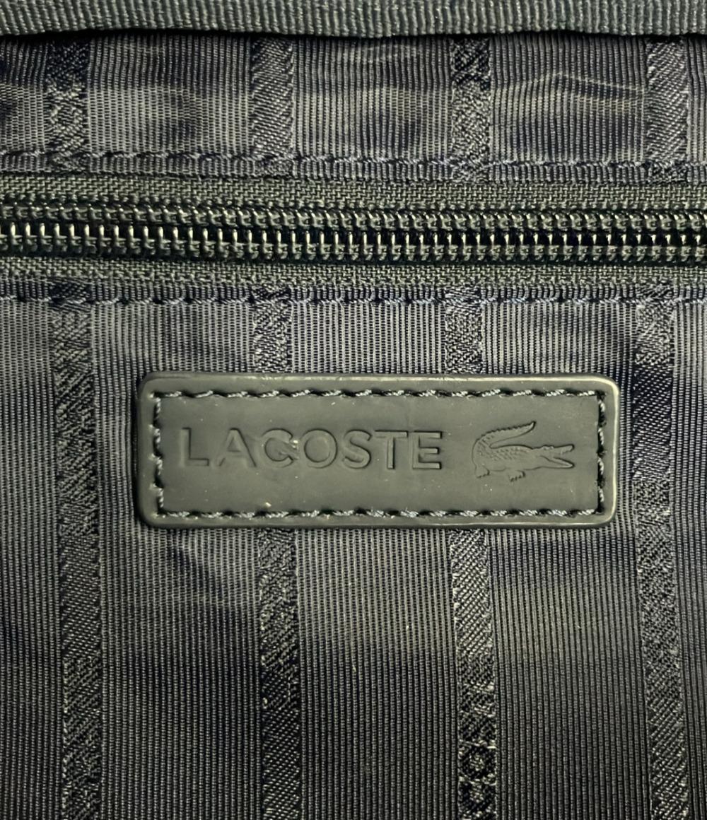 美品 LACOSTE ボディバッグ ウエストバッグ メンズ ラコステ