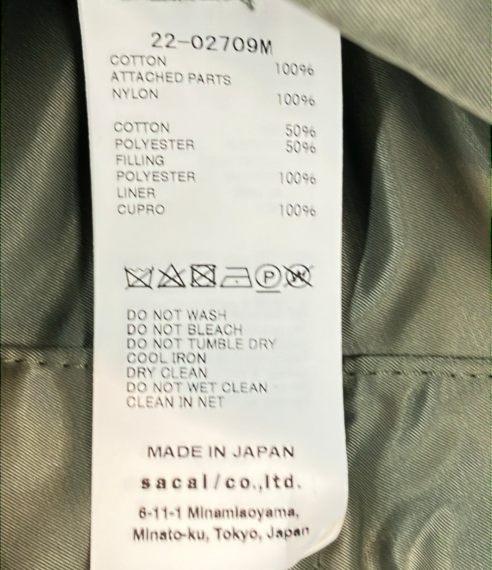 Sacai ブルゾン ドッキング 22SS Nylon Twill Mix Blouson 22-02709M メンズ SIZE 2 (M) サカイ