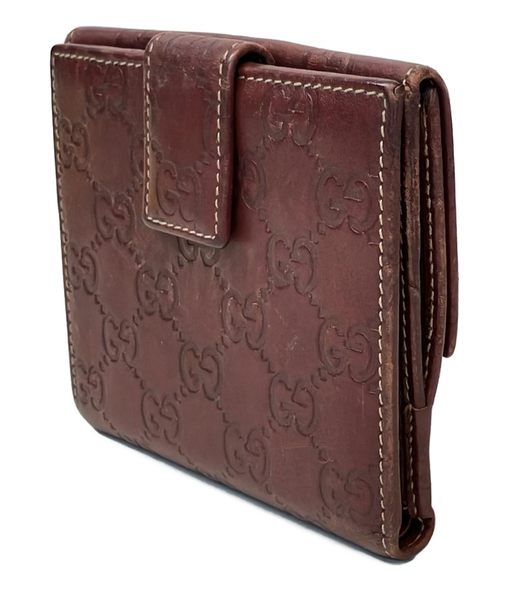 グッチ Wホック二つ折り財布 グッチシマ 112664 0416 レディース GUCCI
