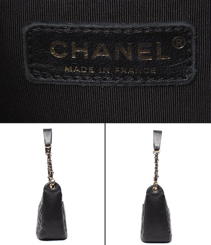 CHANEL チェーンショルダーバッグ ワンショルダー 肩掛け ゴールド金具 キャビアスキン マトラッセ A20993 レディース シャネル