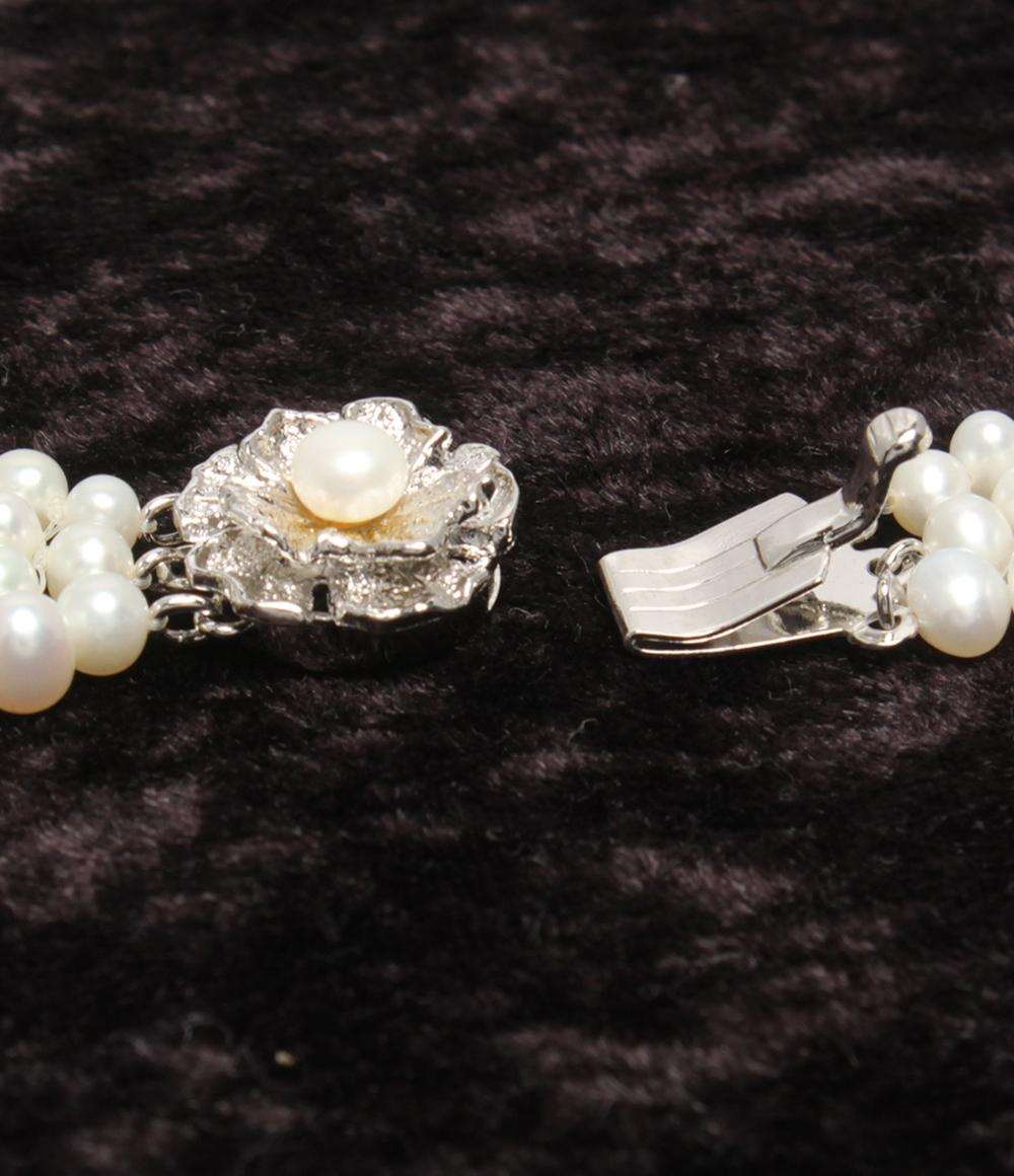 チョーカー ネックレス SV パール レディース