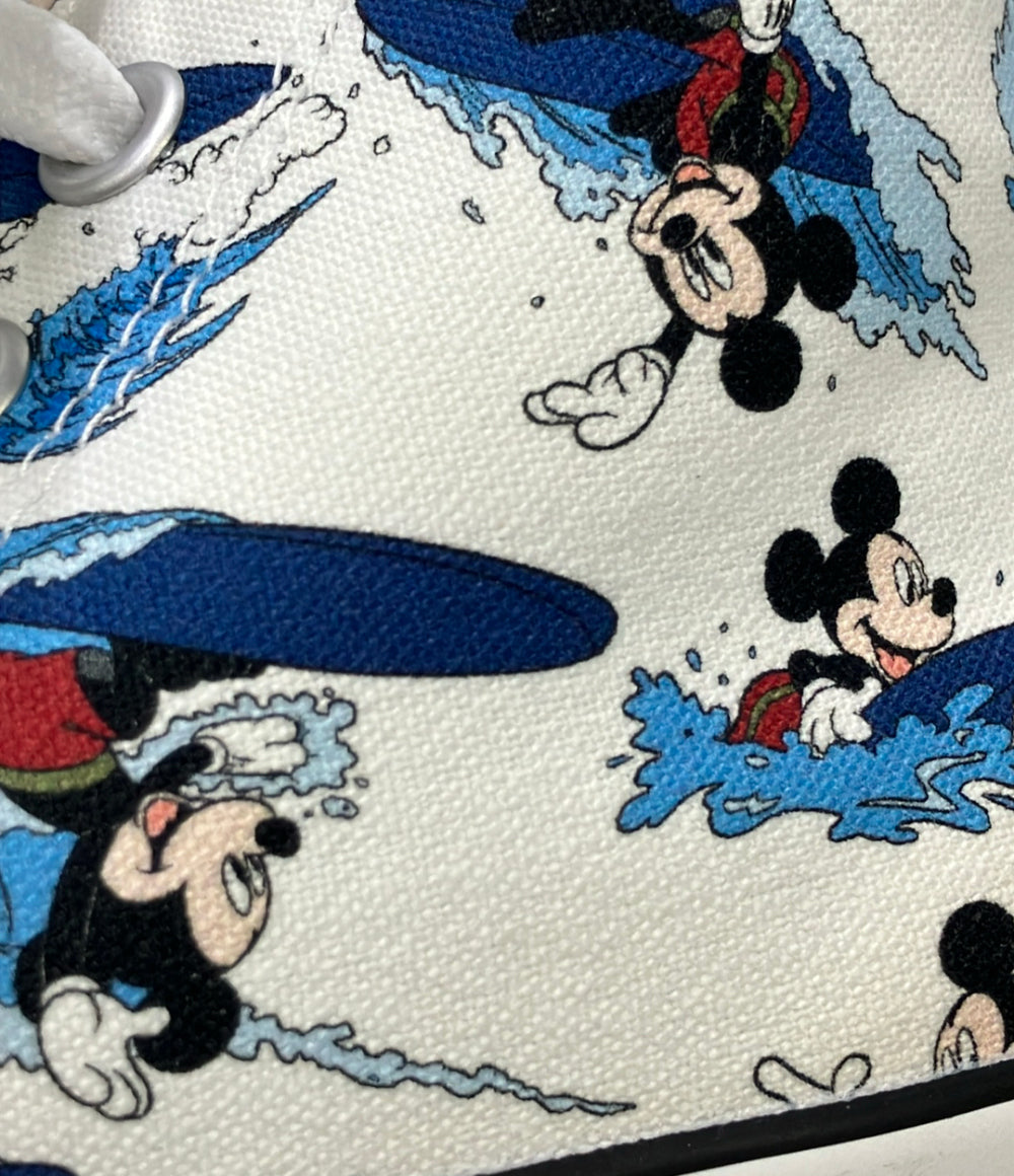 美品 CONVERSE Disney ハイカットスニーカー ミッキーマウス メンズ SIZE 25.5 コンバース ディズニー