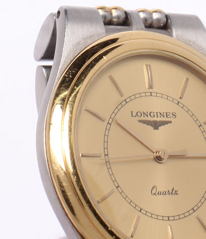 LONGINES 腕時計 フラッグシップ クオーツ ゴールド 7283 メンズ ロンジン