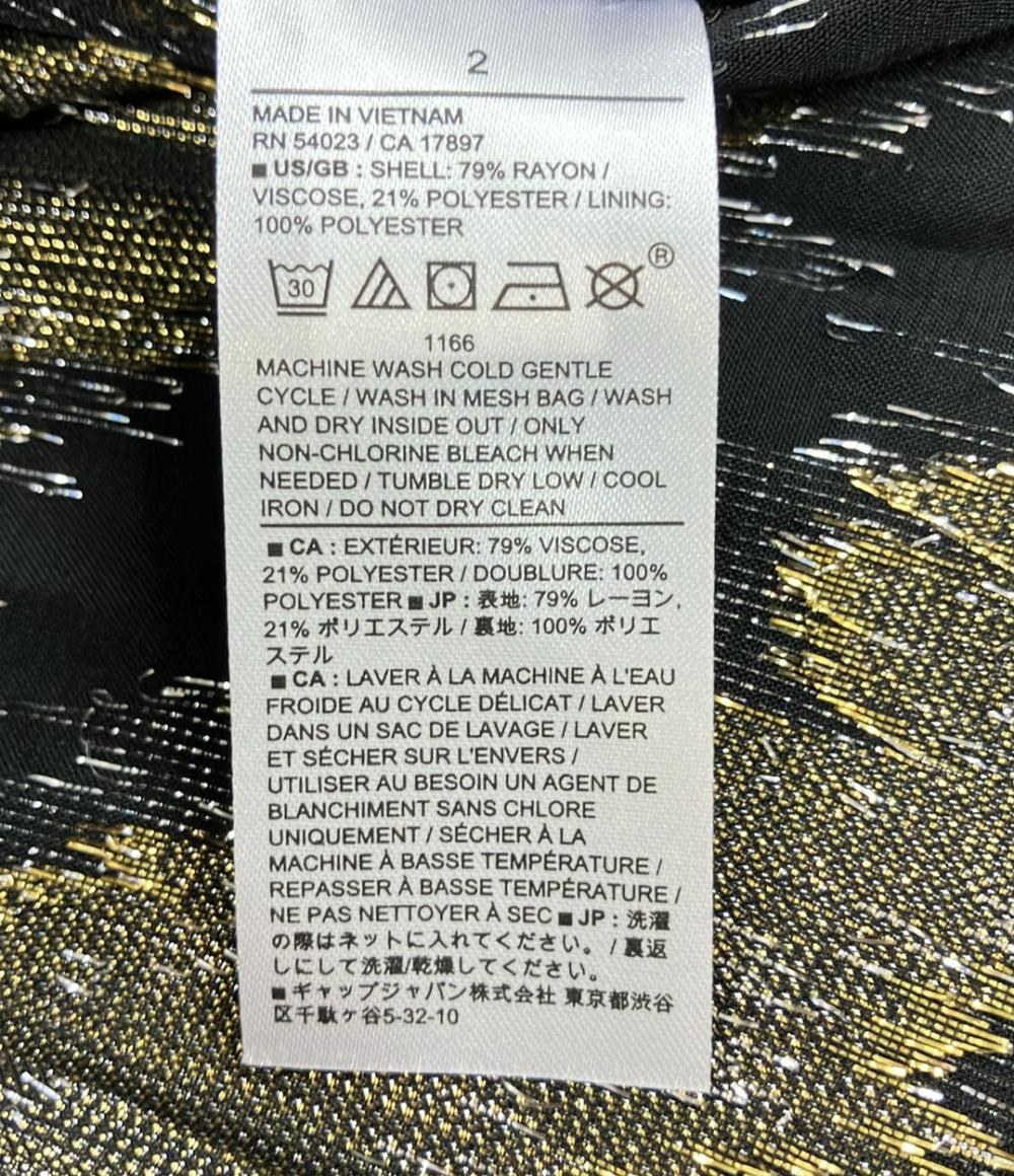 美品 バナナリパブリック バックスリットノースリーブロングワンピース レディース SIZE 2 (M) Banana Republic