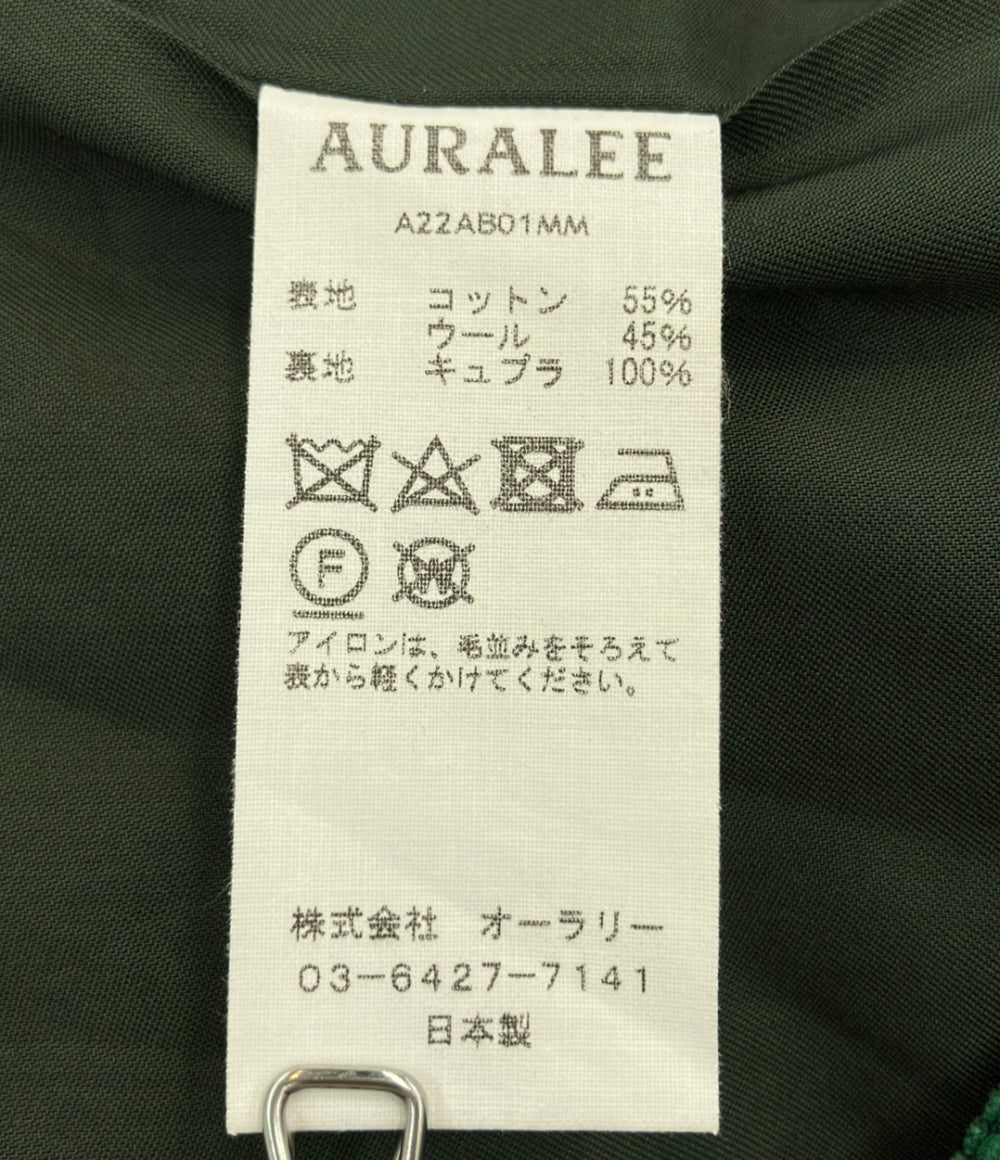 AURALEE ノーカラーブルゾン A22AB01MM レディース SIZE 0 (S) オーラリー
