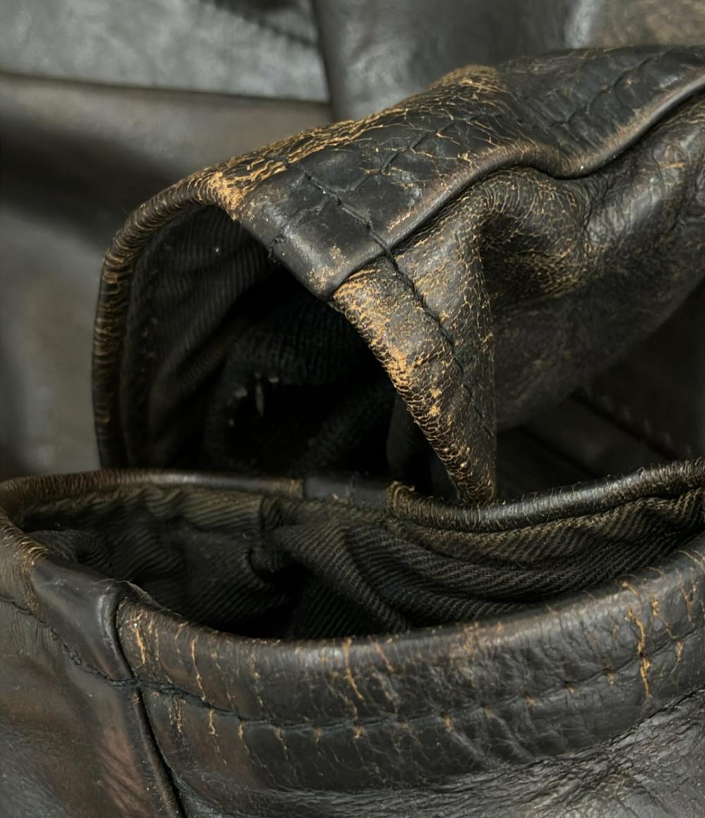 AERO LEATHER シングルライダース ライダースジャケット メンズ エアロレザー