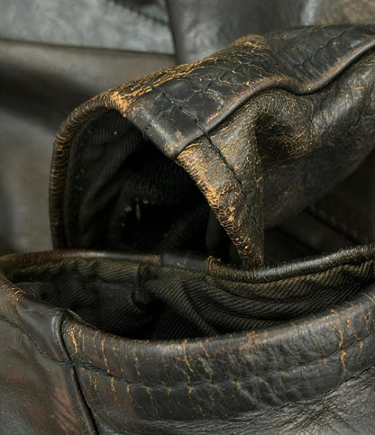 AERO LEATHER シングルライダース ライダースジャケット メンズ エアロレザー