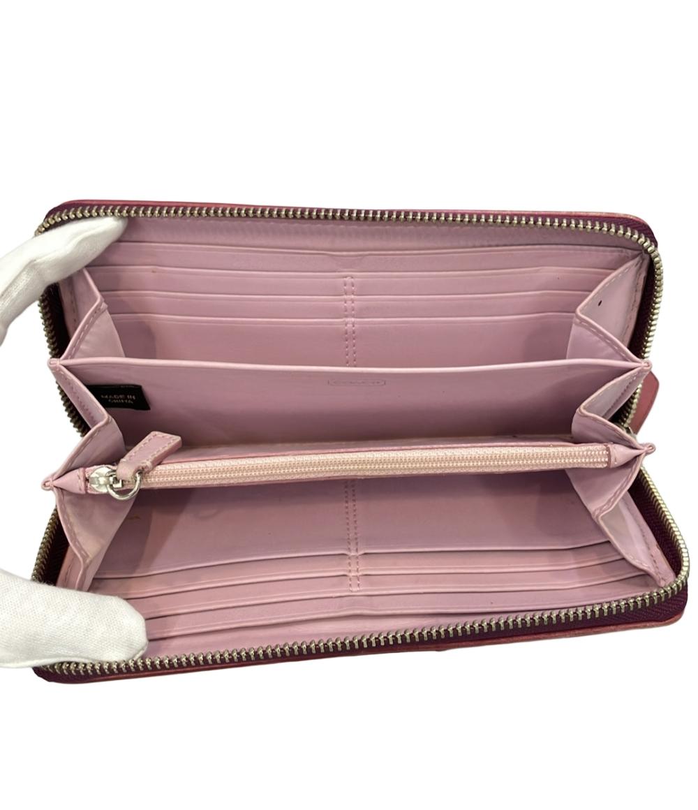 コーチ ラウンドファスナー長財布 レディース COACH