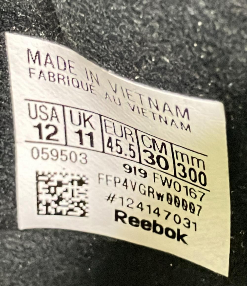 美品 リーボック アディダス ローカットスニーカー SOLE FURY X BOOST FW0167 メンズ SIZE 30.0 (XL) Reebok adidas