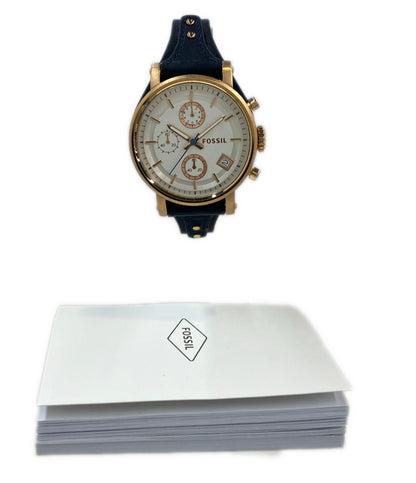 FOSSIL 腕時計 クオーツ シルバー ES3838 メンズ フォッシル
