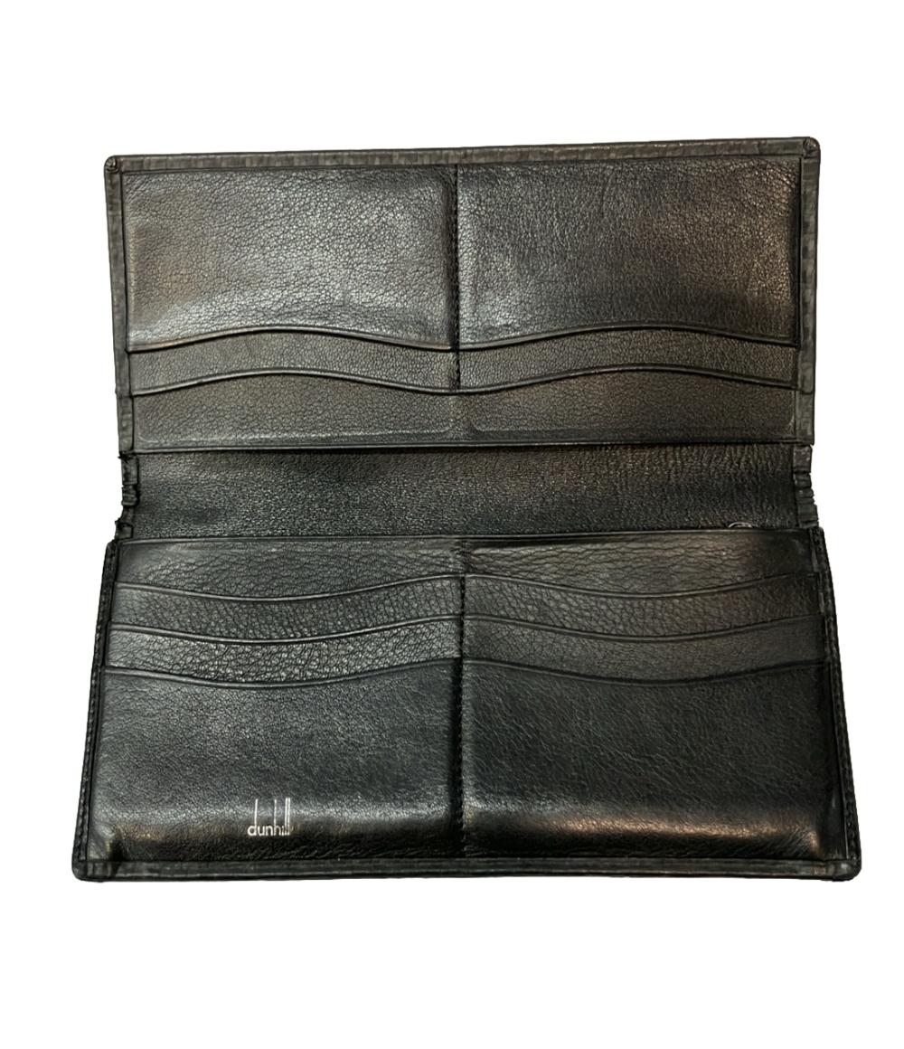 訳あり ダンヒル 二つ折り長財布 メンズ Dunhill