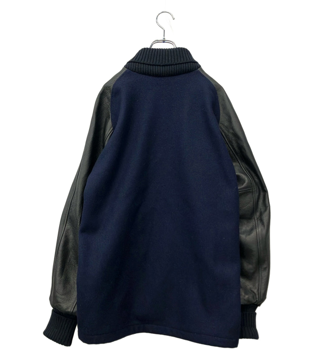 SKOOKUM ブルゾン アワードジャケット メルトン レザー  フロントボタン メンズ SIZE 40 (M) スクーカム
