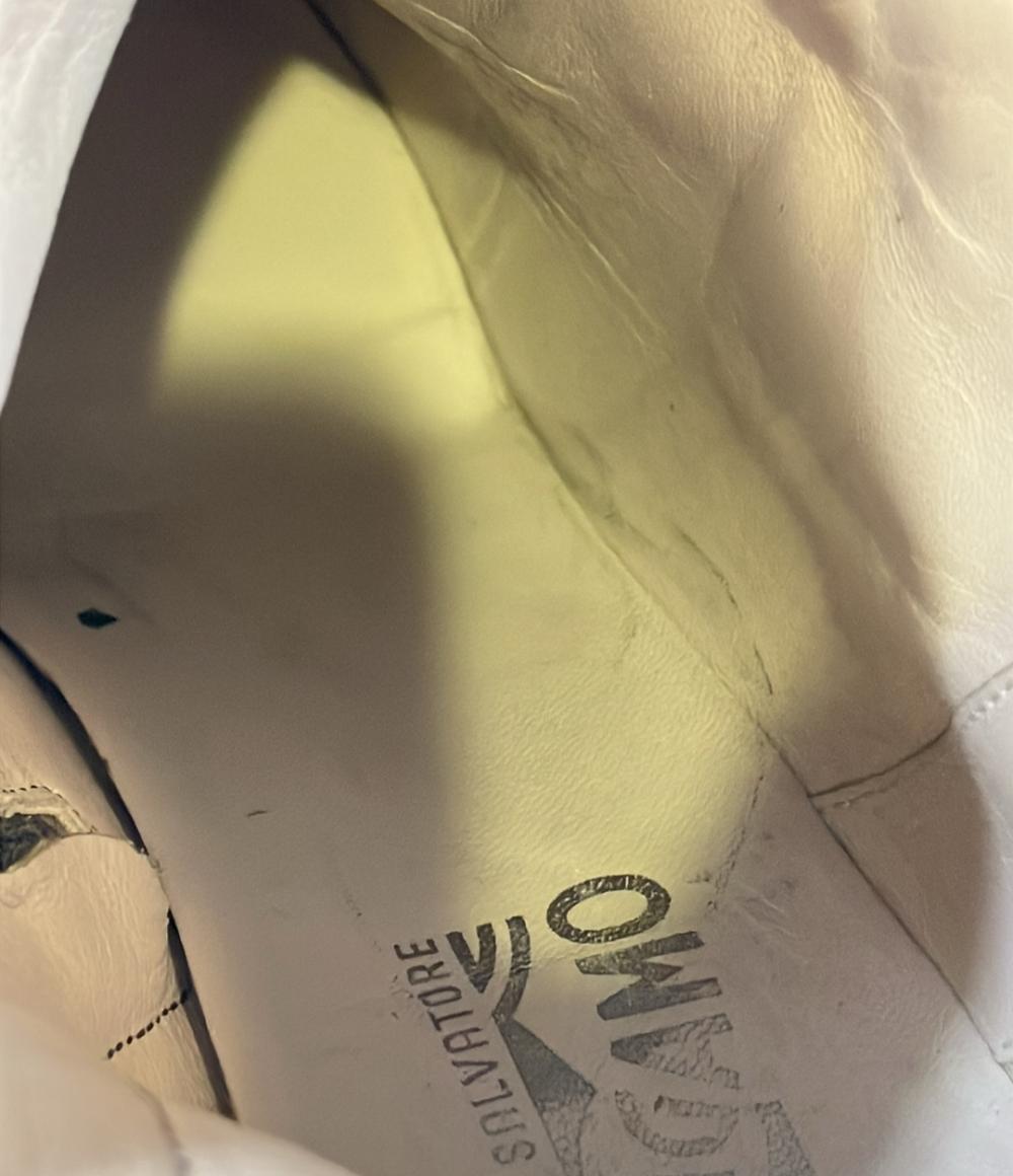 Salvatore Ferragamo ショートブーツ サイドジップ ガンチーニ レディース SIZE 7 1/2 C (25cm) サルヴァトーレフェラガモ
