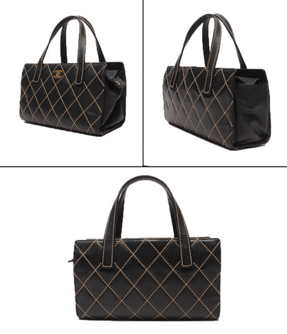 CHANEL ハンドバッグ 9番台 ゴールド金具 ワイルドステッチ レディース シャネル