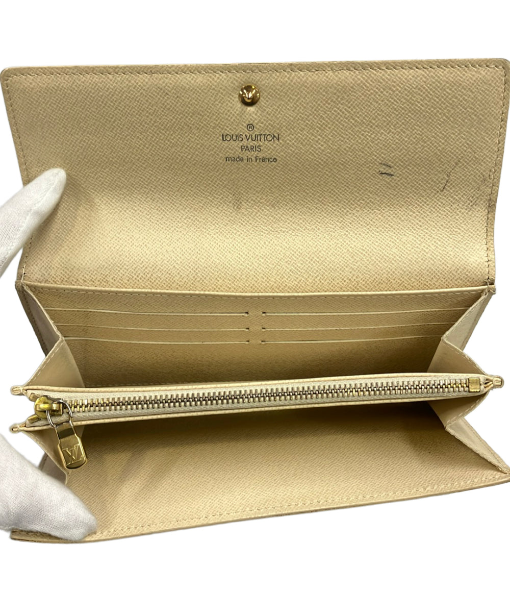 ルイヴィトン ダミエ アズール ポルトフォイユ サラ 長財布 N61735 LOUIS VUITTON 長財布 ポルトフォイユ サラ ダミエ アズール N61735