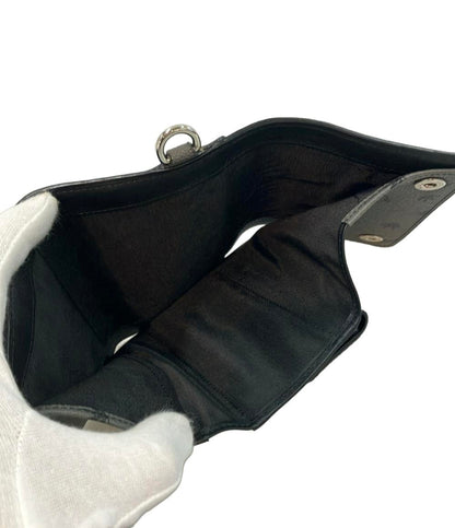 Lucien Pellat-Finet チェーン付き 三つ折り財布 スカル メンズ ルシアンペラフィネ