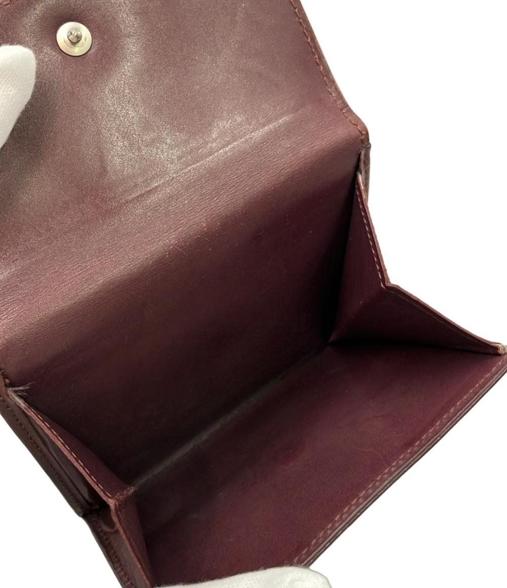 LOUIS VUITTON Wホック 三つ折り財布 モノグラムマット ポルトモネ