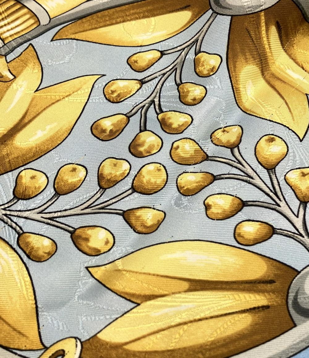 HERMES スカーフ シルク100% カレ90 DAIMYO PRINCES DU SOLEIL LEVANT レディース エルメス