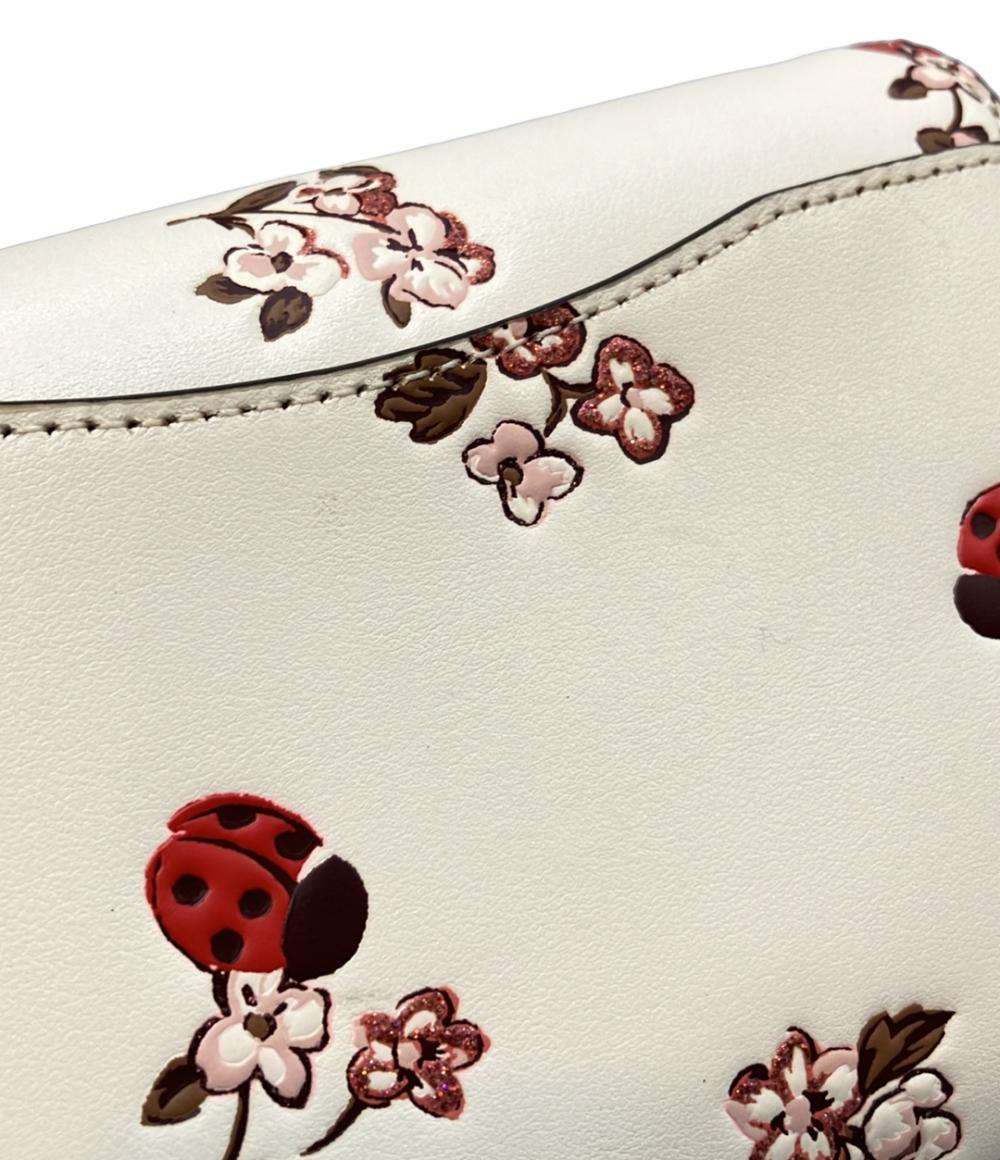 COACH 二つ折り財布 レディバグ フローラルプリント レディース コーチ