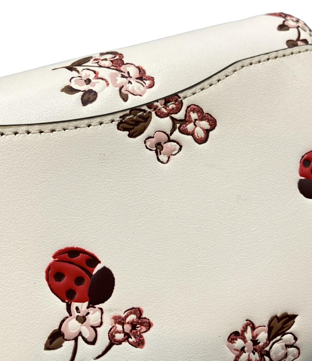 COACH 二つ折り財布 レディバグ フローラルプリント レディース コーチ