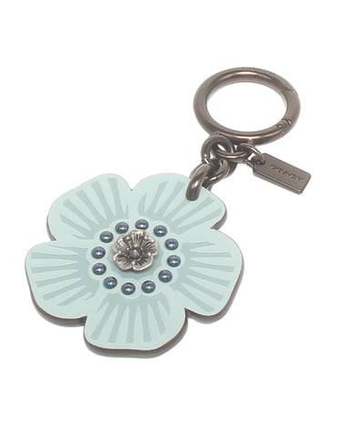 美品 COACH チャーム キーリング キーホルダー フラワーモチーフ 花モチーフ レディース コーチ
