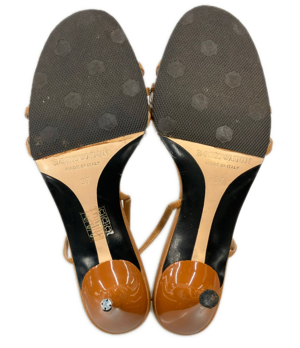 訳あり Emporio Armani スリングバックサンダル ED0322 レディース SIZE 37 エンポリオ・アルマーニ