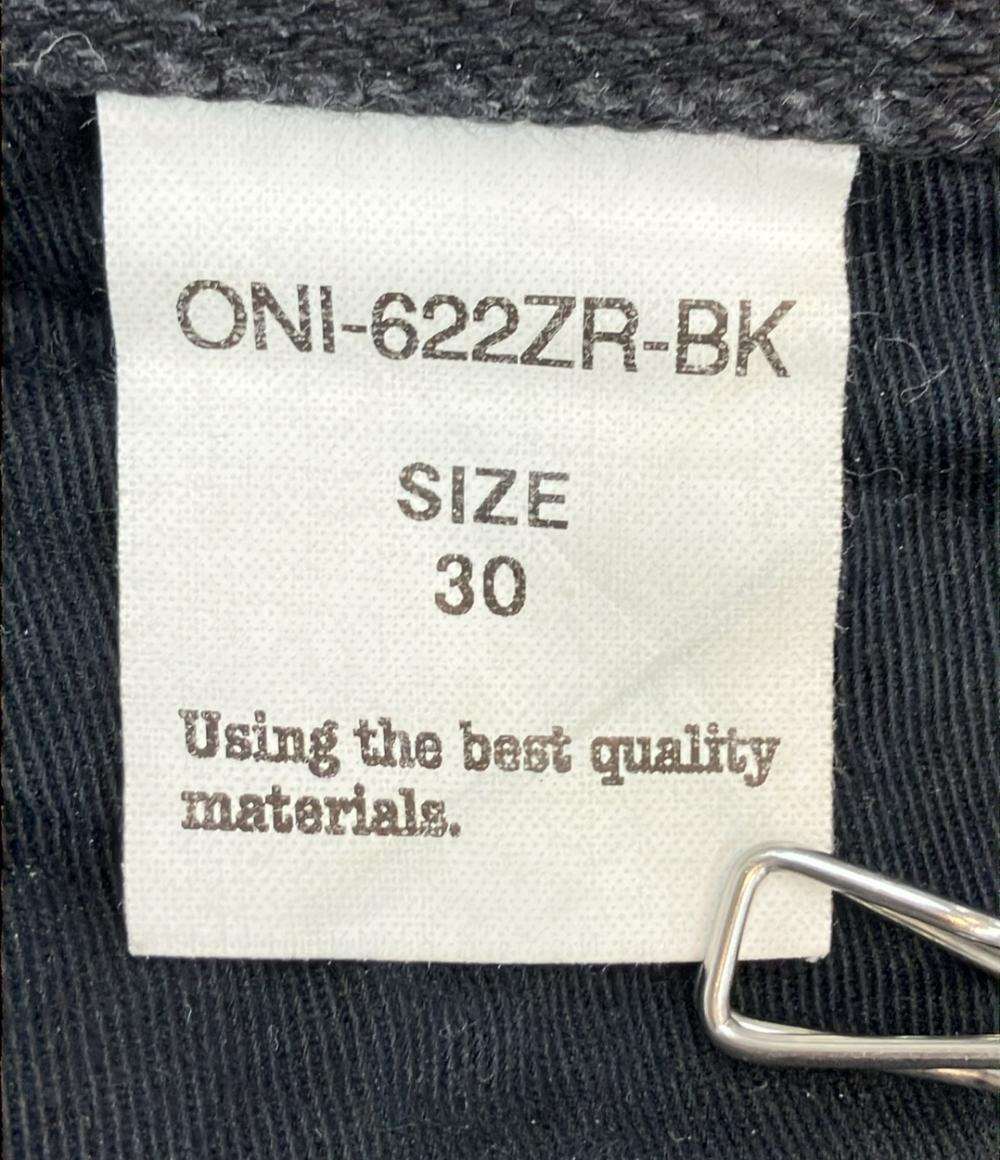 oni denim デニムパンツ 20oz シークレット リラックステーパード ONI-622ZR-BK メンズ SIZE 30 (M) 鬼デニム