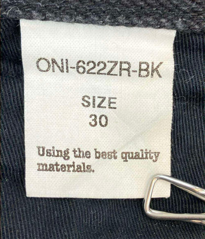 oni denim デニムパンツ 20oz シークレット リラックステーパード ONI-622ZR-BK メンズ SIZE 30 (M) 鬼デニム