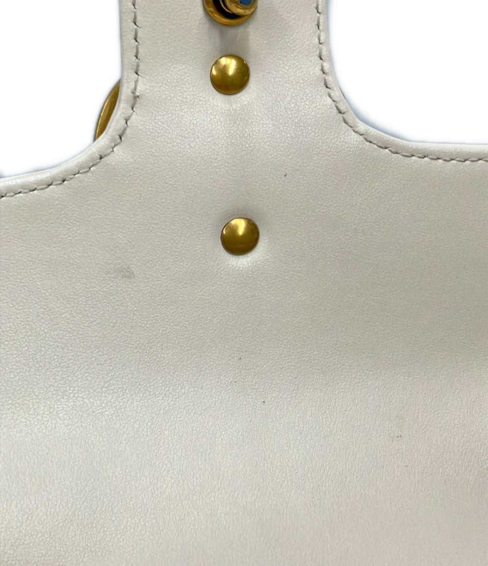 GUCCI チェーンショルダーバッグ 斜め掛け 肩掛け GGマーモント 446744 213317 レディース グッチ