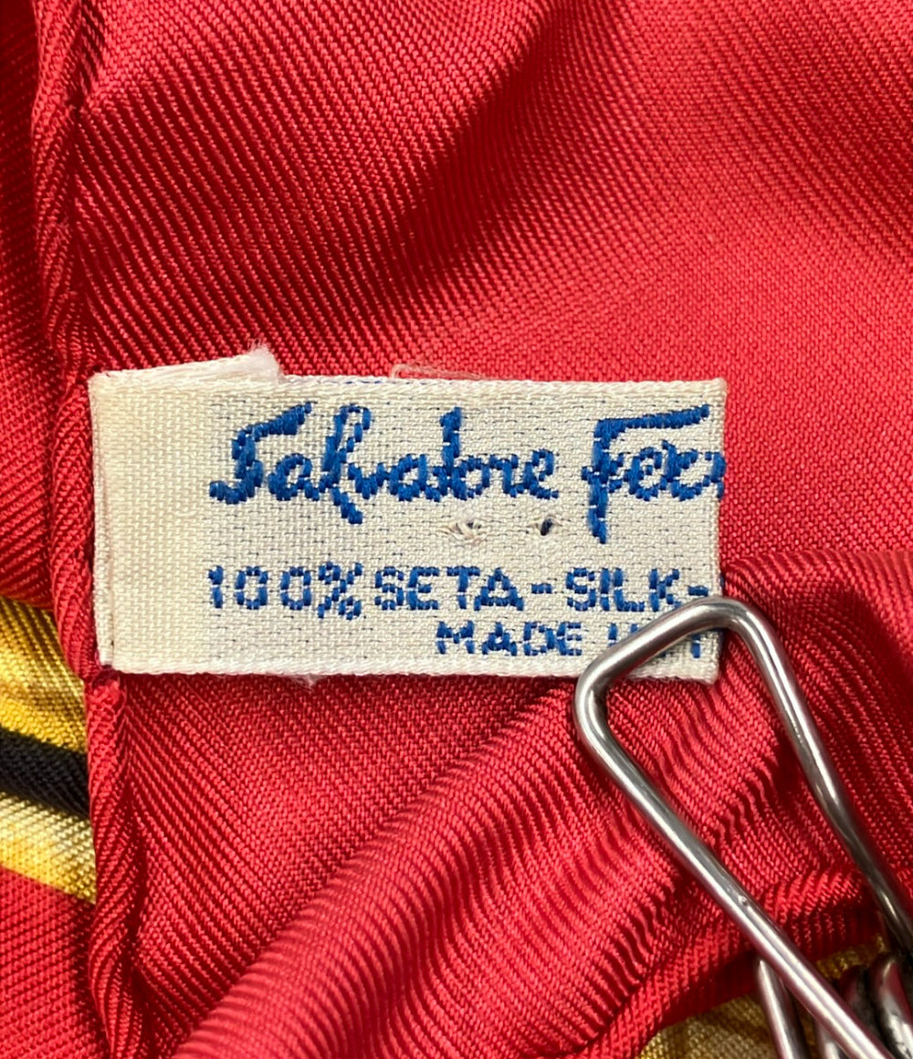 Salvatore Ferragamo スカーフ シルク100% レディース サルヴァトーレフェラガモ