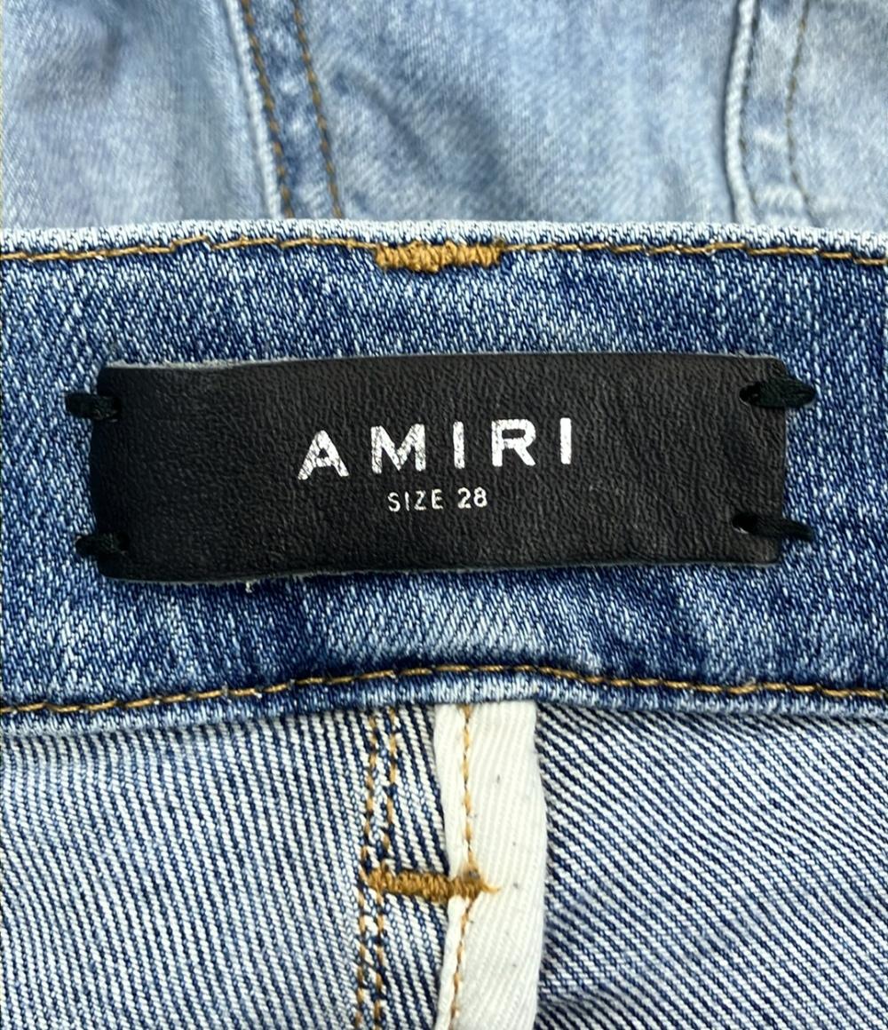 AMIRI デニムパンツ ボタンフライ ダメージ加工 01-231-41-112890