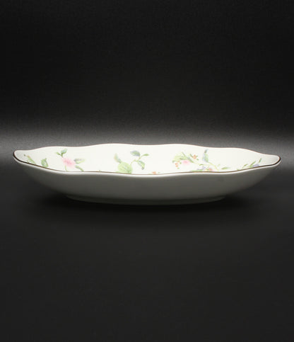 美品 WEDGWOOD オーバルディッシュ 皿 2点セット 26cm スウィートプラム ウェッジウッド