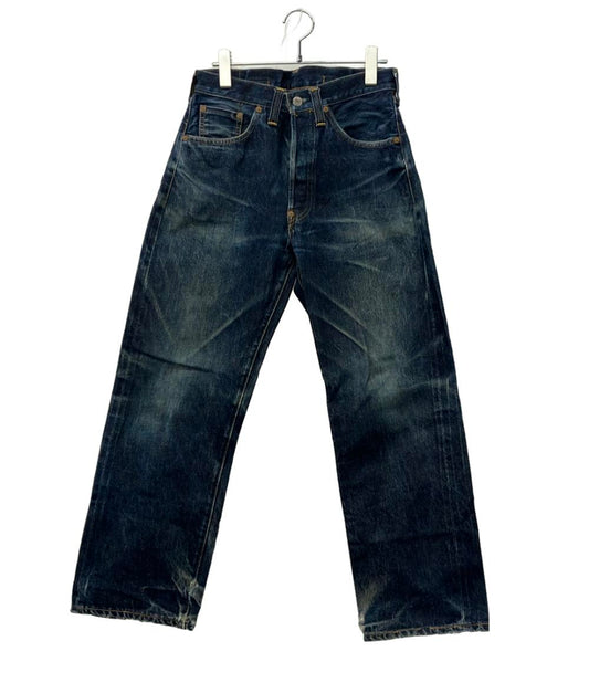 Levi's デニムパンツ ダメージ ヴィンテージ 汚れ加工 201XX 98年製 USA製 ボタンフライ 201-0003 メンズ SIZE 32 (S) リーバイス