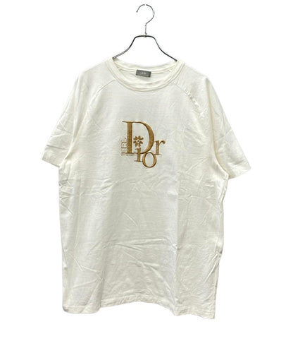 Christian Dior ERL 半袖Tシャツ × ERL ロゴ刺繍 ダメージ加工 ERL Relaxed Fit Tee 313J647A0817 メンズ SIZE L クリスチャンディオール
