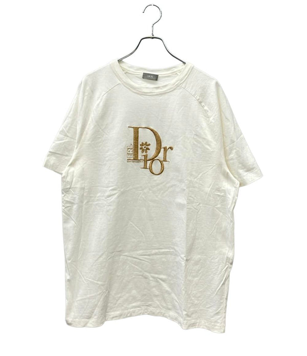 Christian Dior ERL 半袖Tシャツ × ERL ロゴ刺繍 ダメージ加工 ERL