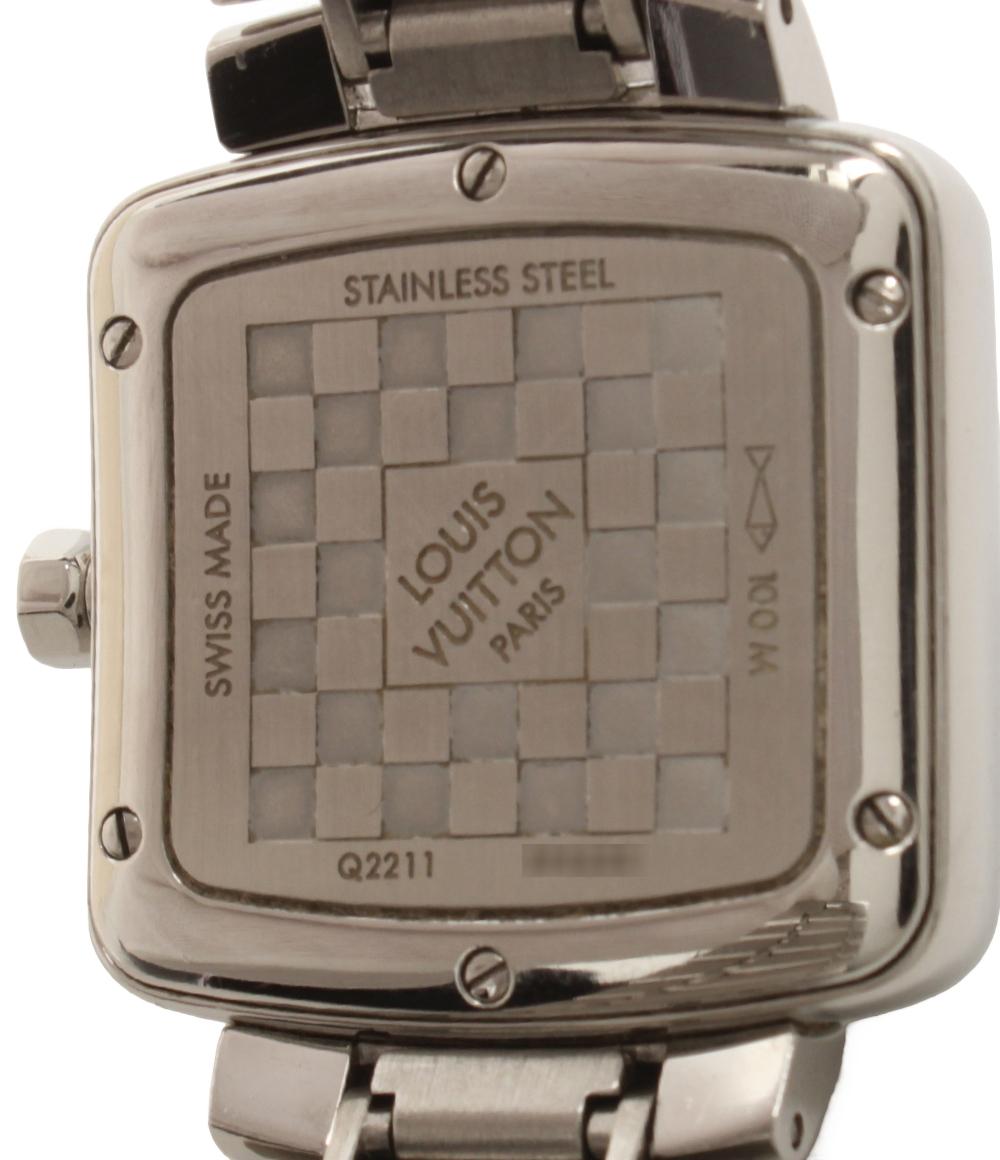 LOUIS VUITTON 腕時計 タンブールスピーディ クオーツ グレー系 Q2211