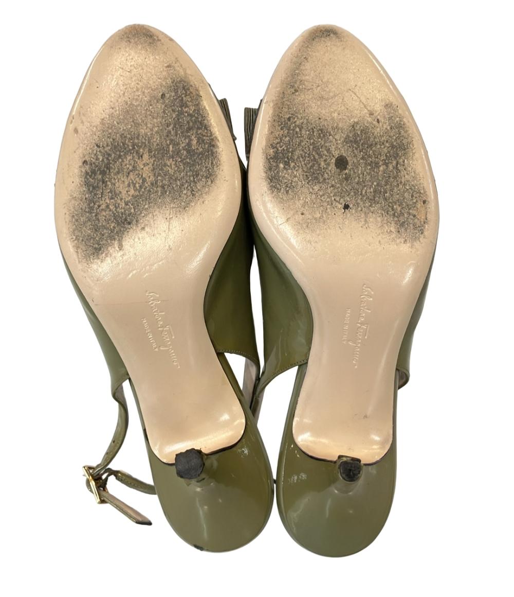 訳あり サルヴァトーレフェラガモ ミュール パンプス ヴァラ レディース SIZE 4 1/2 (XS) Salvatore Ferragamo