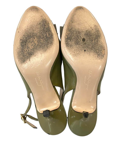 訳あり サルヴァトーレフェラガモ ミュール パンプス ヴァラ レディース SIZE 4 1/2 (XS) Salvatore Ferragamo