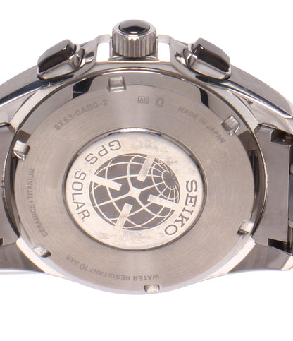 SEIKO 腕時計 アストロン ASTRON GPSソーラー ブラック 8X53-0AB0 メンズ セイコー