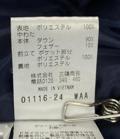 MACKINTOSH PHILOSOPHY ダウンジャケット フーデッド 比翼仕立てボタン留め ジップ H1F37-829-29 メンズ SIZE 36 (XS)