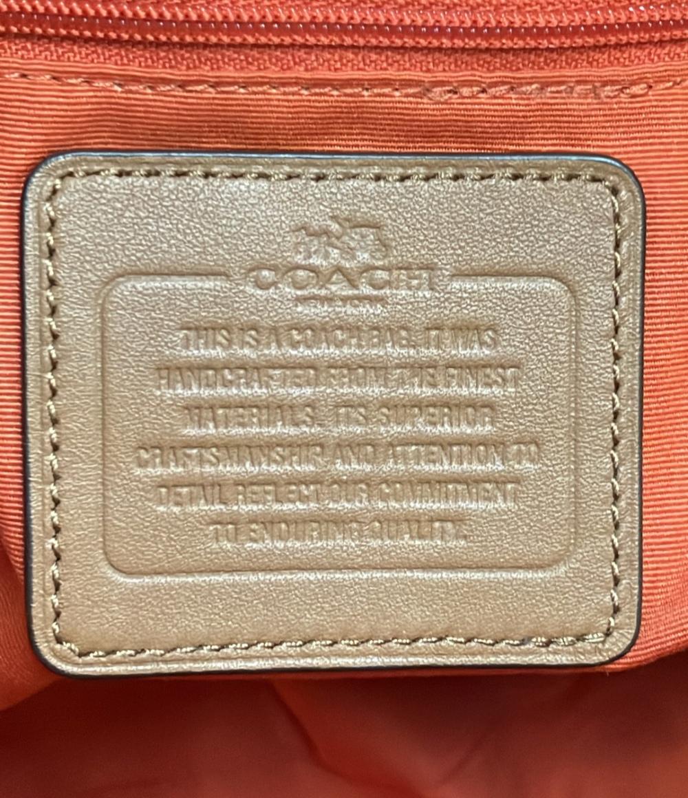 COACH トートバッグ PVC キャンバス レザー シグネチャー F38405 レディース コーチ