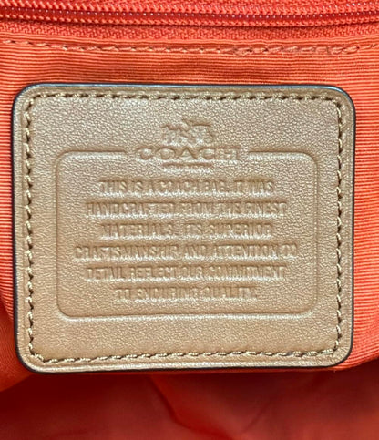 COACH トートバッグ PVC キャンバス レザー シグネチャー F38405 レディース コーチ