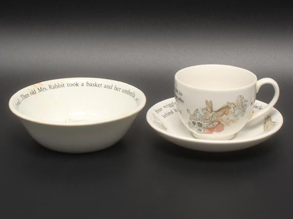 ウエッジウッド カップ＆ソーサー オートミールソーサー 2点セット ピーターラビット WEDGWOOD