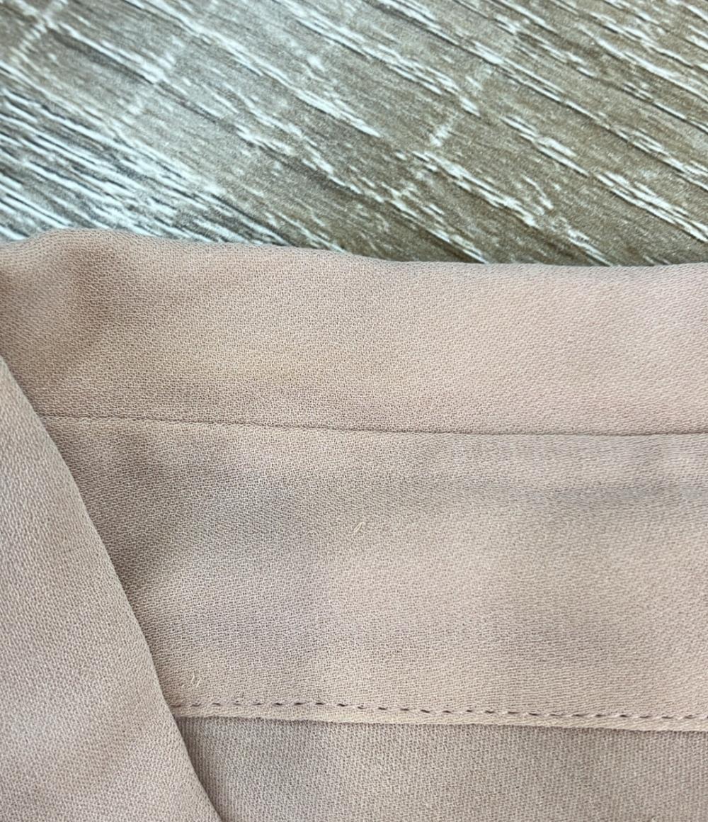 Kate Spade シルクブラウス デイジー ピンク 刺繍 花柄 長袖 レディース SIZE S ケイトスペード