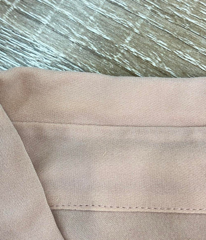 Kate Spade シルクブラウス デイジー ピンク 刺繍 花柄 長袖 レディース SIZE S ケイトスペード