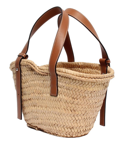 美品 LOEWE ハンドバッグ カゴバッグ バスケットバッグ スモール 412111 レディース ロエベ