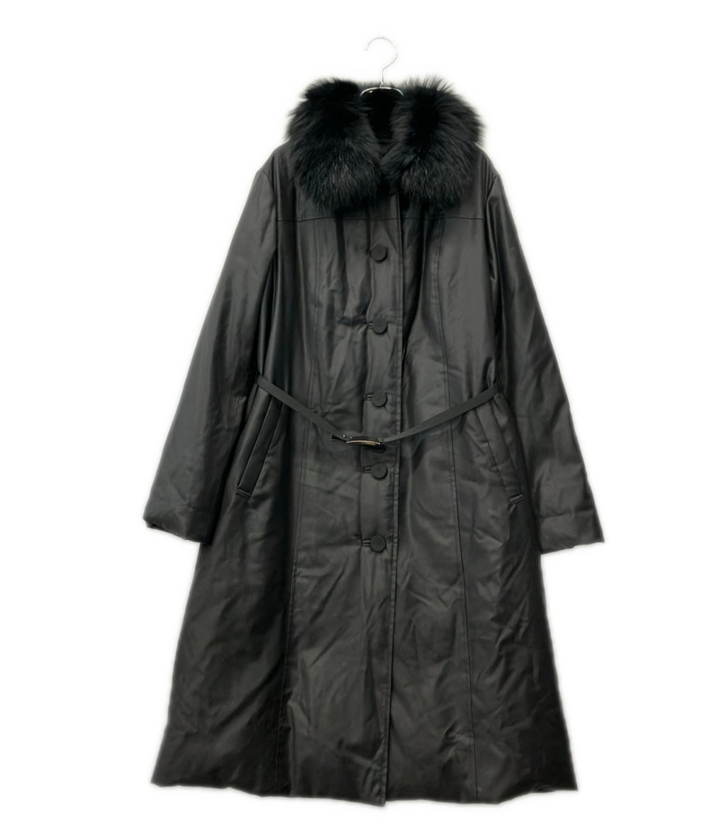 Aquascutum フォックスファー付き ダウンコート レディース SIZE 13 (XL) アクアスキュータム