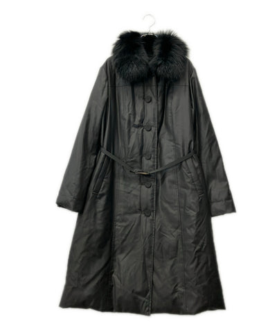 Aquascutum フォックスファー付き ダウンコート レディース SIZE 13 (XL) アクアスキュータム