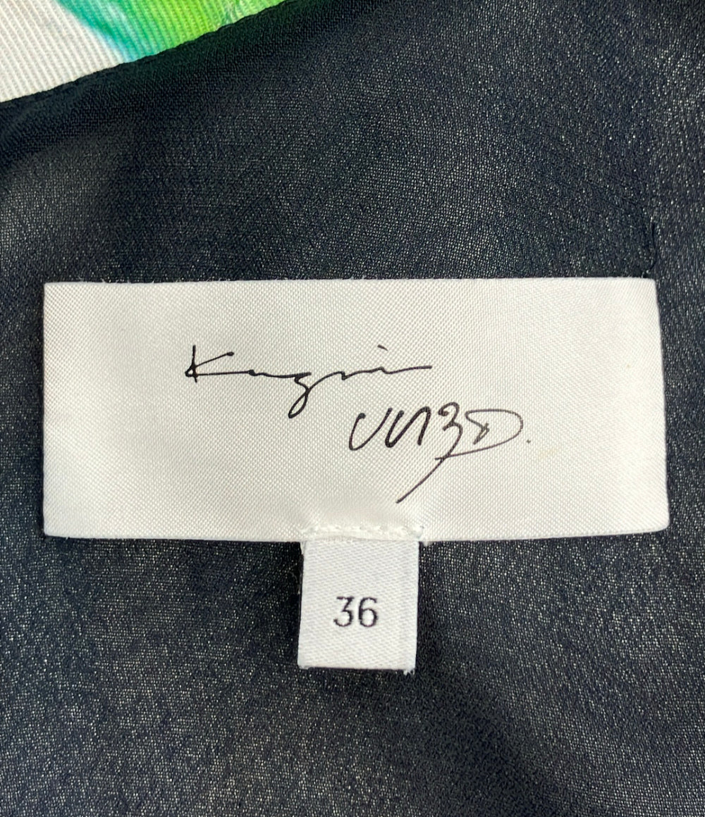 UN3D ノースリーブ リボーンコクーントップ レディース SIZE 36 アンスリード